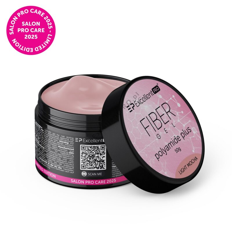 Excellent PRO Fiber Gel Polyamide Plus LIGHT MOCHA 50g