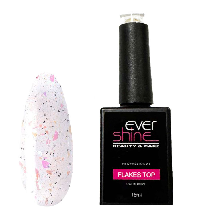 FLAKES TOP COAT 1 No Wipe 15ml