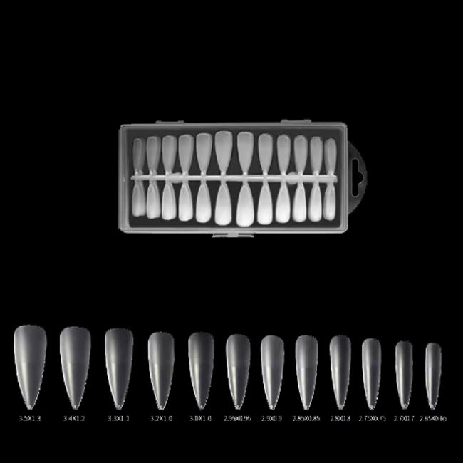 Tipsy żelowe Stilletto 240 sztuk